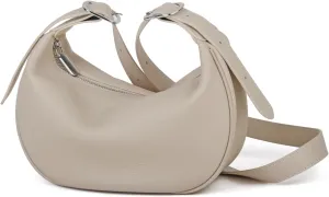 Casual Soft Leather Hobo Bags Women Crossbody, Trendy Crescent Shoulder Bag and Black Mini Purse