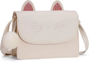 Cat Purse for Girls, Cute Crossbody Bag for Kids Teens, Cat Gift