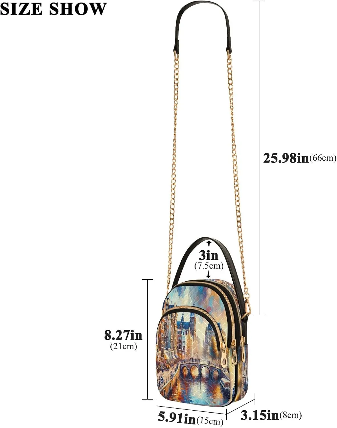 Cat Sleep on Moon Travel Purses Anti Theft Crossbody, Handbags for Women Trendy Everyday Bags for Women
