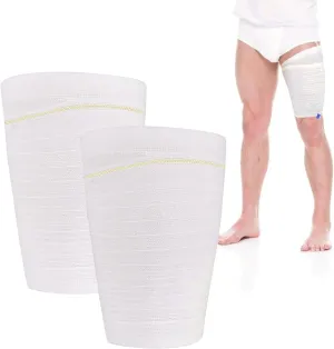 Catheter Leg Bag Holder 2 Count Fabric Catheter Sleeves Urine Leg Bag Holder - Urinary Drainage Bag Stay in Place Urine Bags for Legs Foley Catheter Bag Holder Strap for Men or Women Wheelchairs (S)