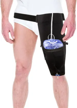 Catheter Leg Bag Holder,Cotton Fabric Catheter Bag Holder,Catheter Stabilization Device,Catheter Sleeve Urine Leg Bag Holder,Urinary Drainage Bag Cover,Catheter Supplies (Large)