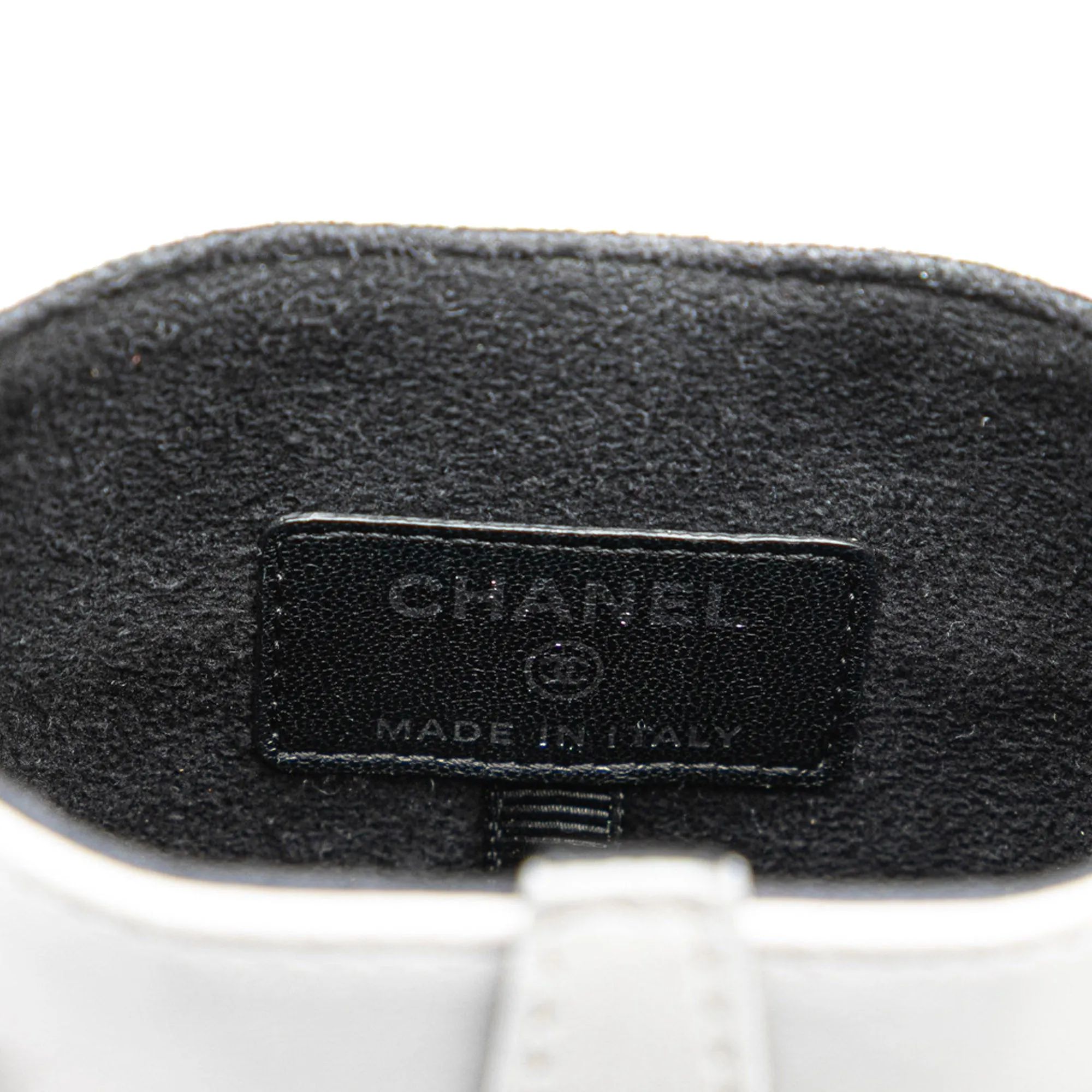 CC Quilted Lambskin Chain Around Phone Holder