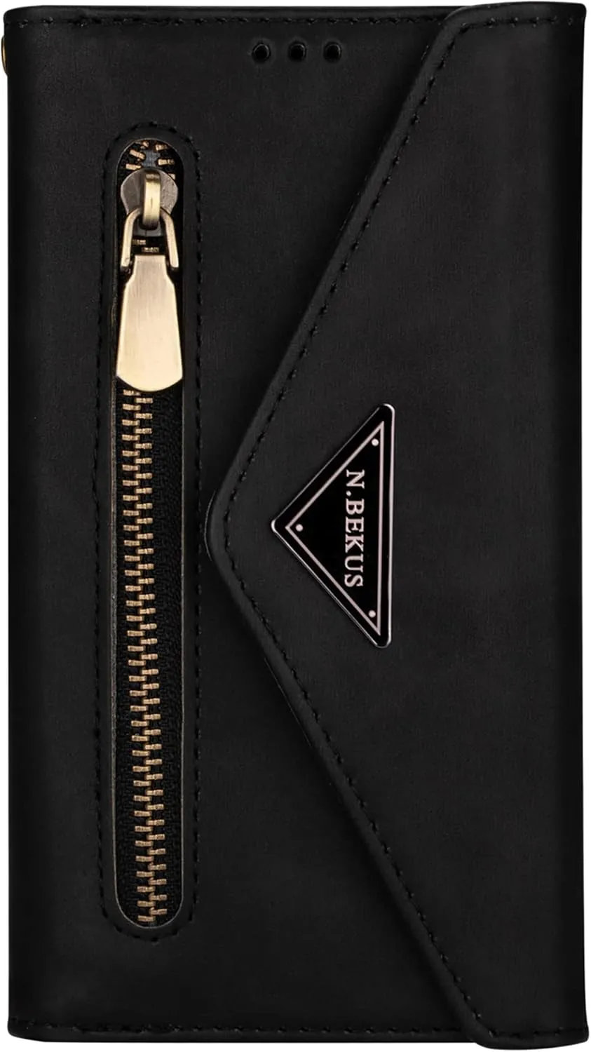 CCSamll Wallet Case for Samsung Galaxy A14 for Women, Shoulder Crossbody Purse Handbag Neck Strap Lanyard Cover with ID Card Holder Phone Case for Samsung Galaxy A14 XK Black