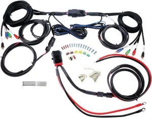 Cerwin Vega CMHR4 RPM Harley Davidson 2-Channel Fairing & Bags Wiring Harness Kit - Premium Audio Solution for Touring Motorcycles