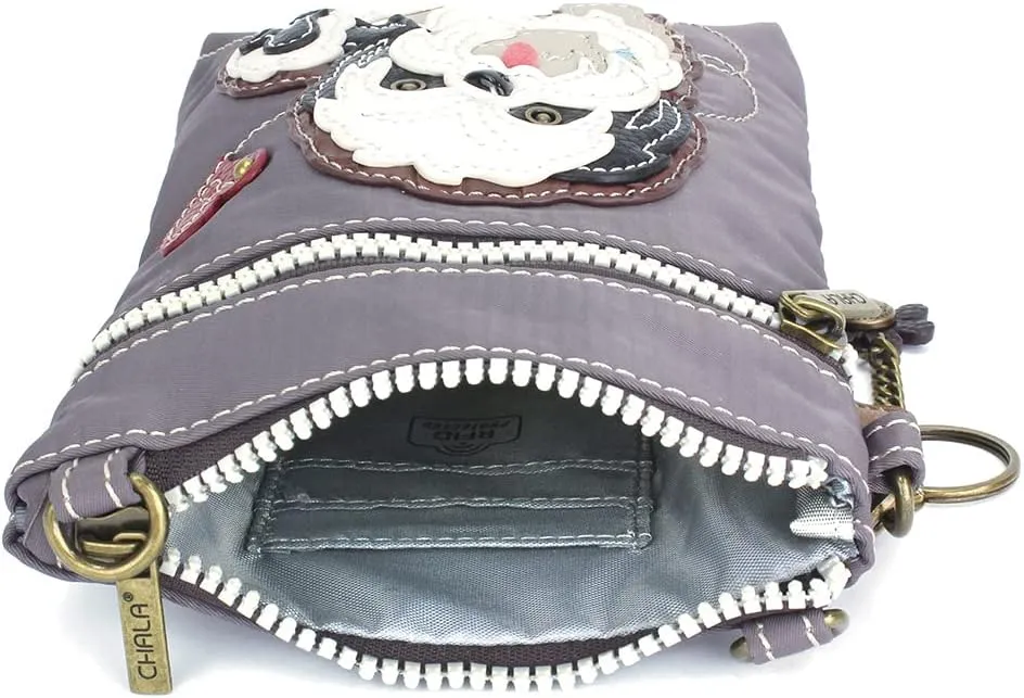 CHALA Crossbody RFID Cell Phone Purse - Women Nylon/Faux Leather Multicolor Handbag with Adjustable Strap Venture