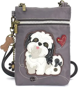 CHALA Crossbody RFID Cell Phone Purse - Women Nylon/Faux Leather Multicolor Handbag with Adjustable Strap Venture