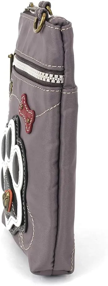 CHALA Crossbody RFID Cell Phone Purse - Women Nylon/Faux Leather Multicolor Handbag with Adjustable Strap Venture