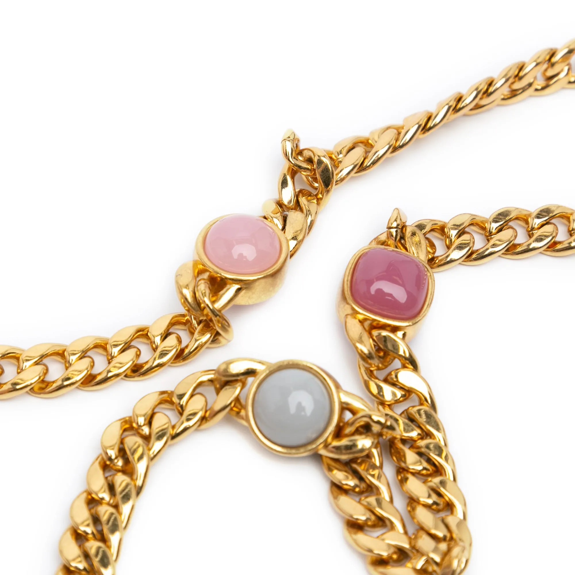 Chanel CC Quilted Lambskin Embellished Chain Flap