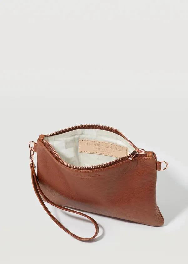 CHARLIE MIDDLETON Cedar Essential Crossbody Bag - Silver