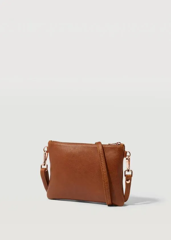 CHARLIE MIDDLETON Cedar Essential Crossbody Bag - Silver