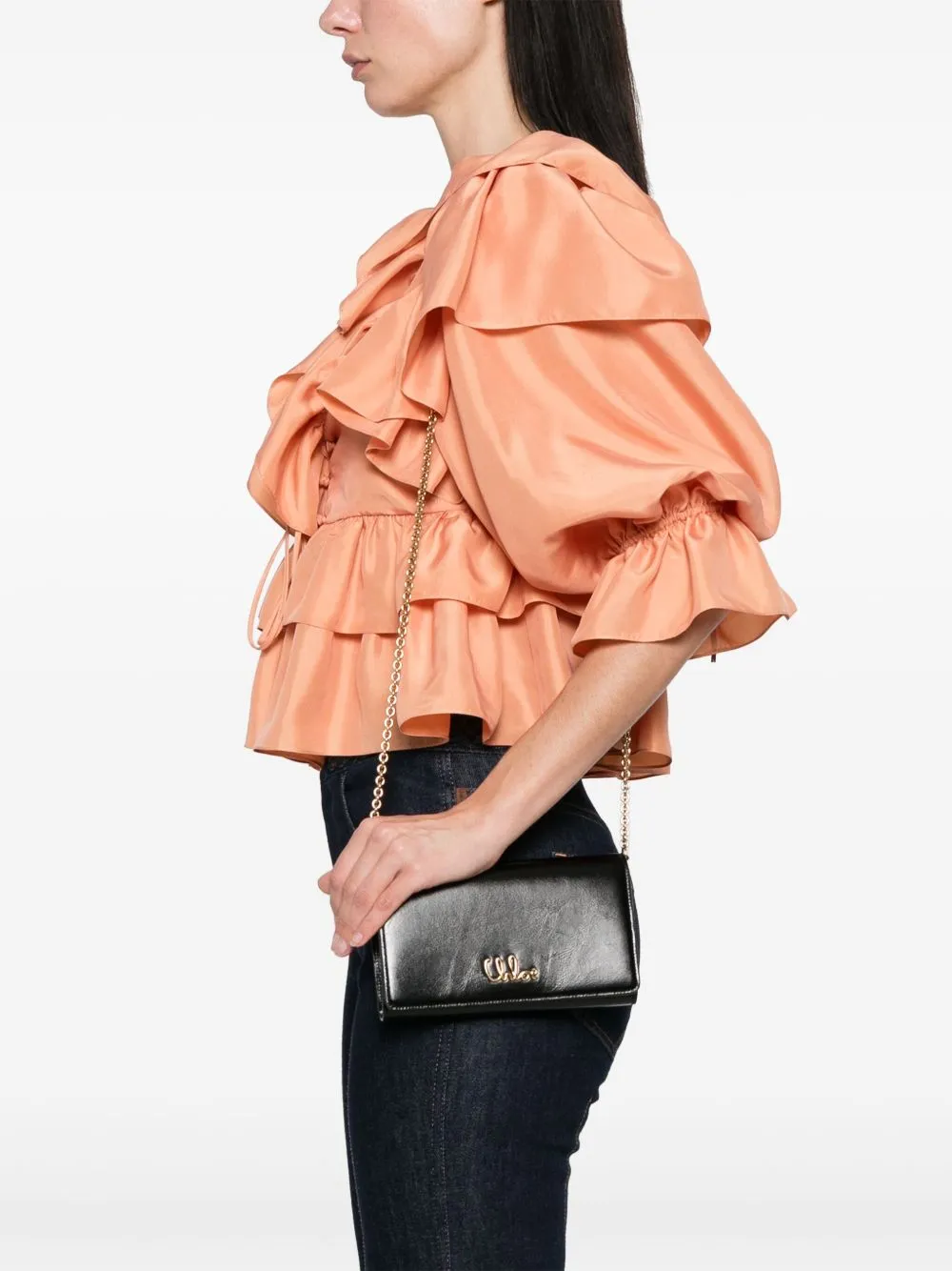 Chloè Chloé Iconic flap chain crossbody bag