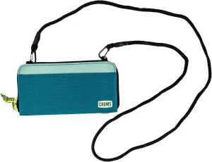 Chums Nomad Wallet - Purse & Cell Phone Wallet with Card Storage, Extra Pocket Space & Removable Strap - Teal