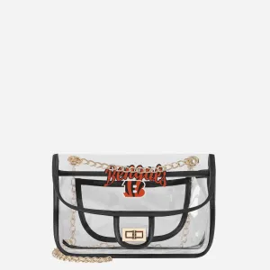 Cincinnati Bengals Clear Crossbody Chain Bag