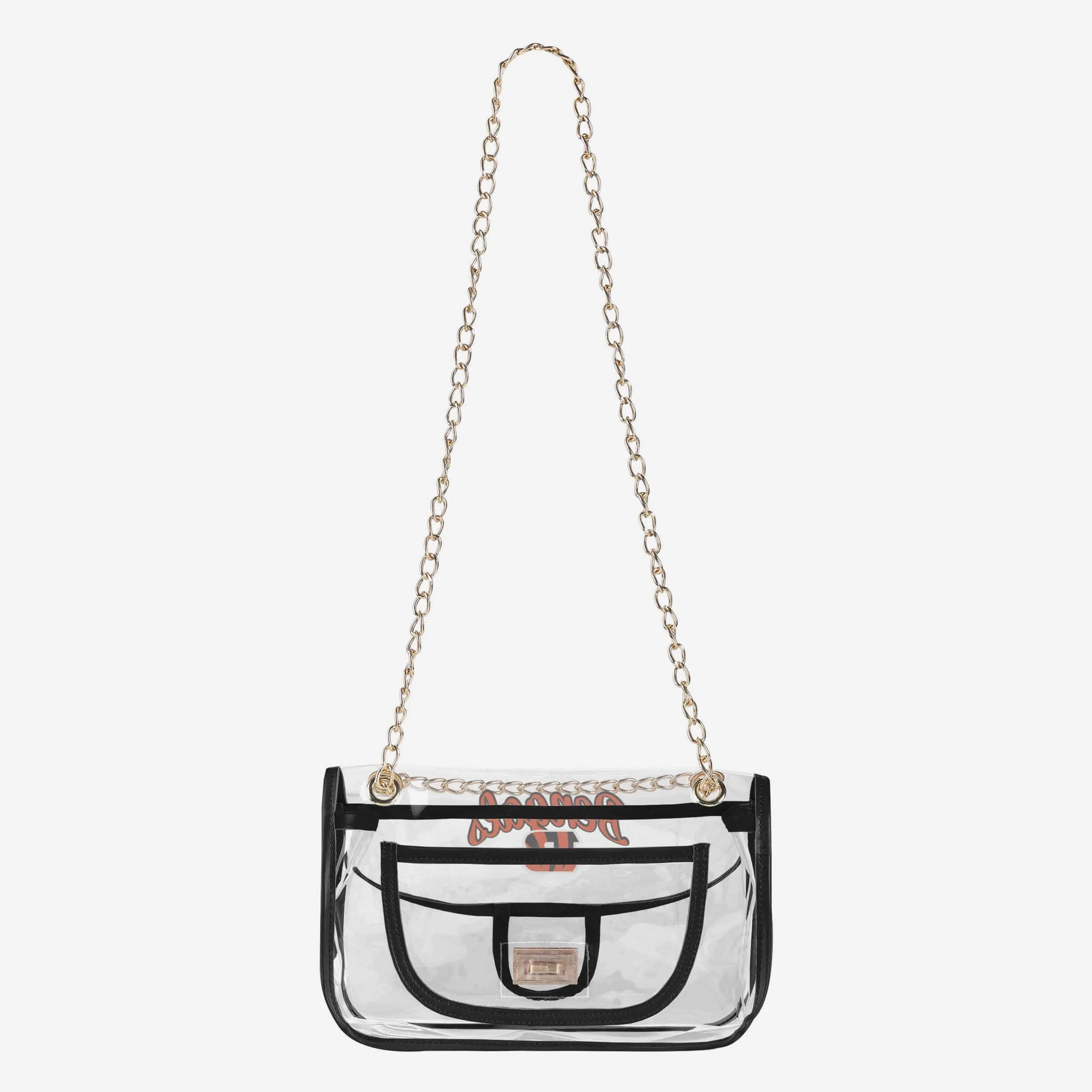 Cincinnati Bengals Clear Crossbody Chain Bag