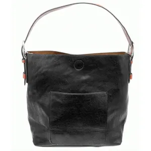 Classic Hobo Bag - Black / Cedar