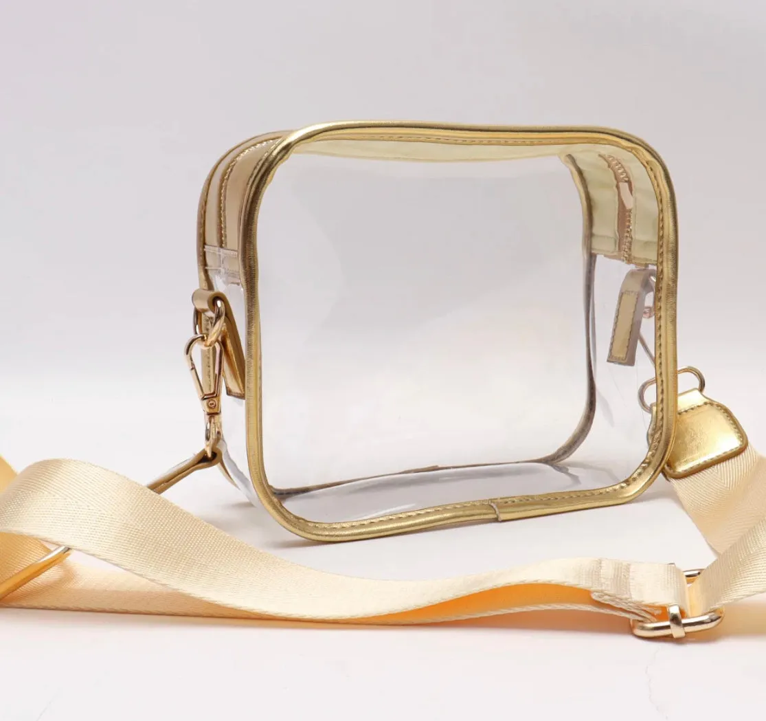 Clear Bag with Matching Strap