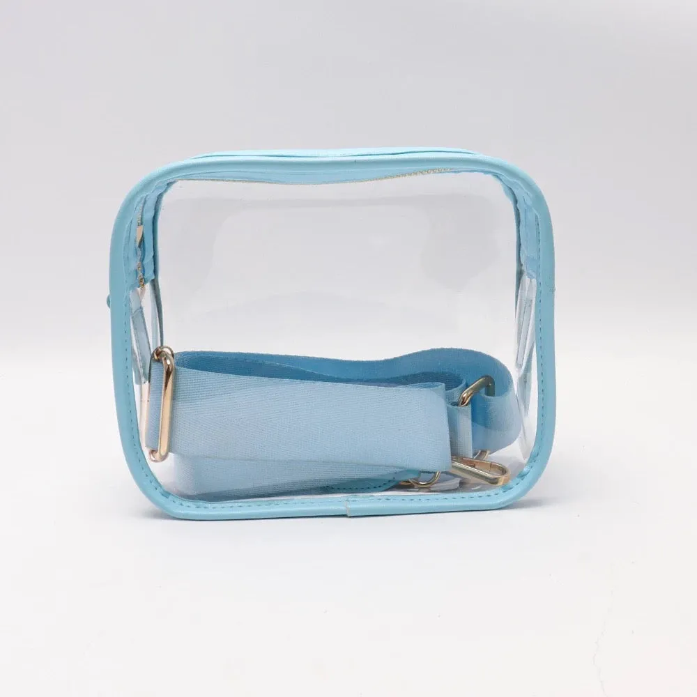 Clear Bag with Matching Strap