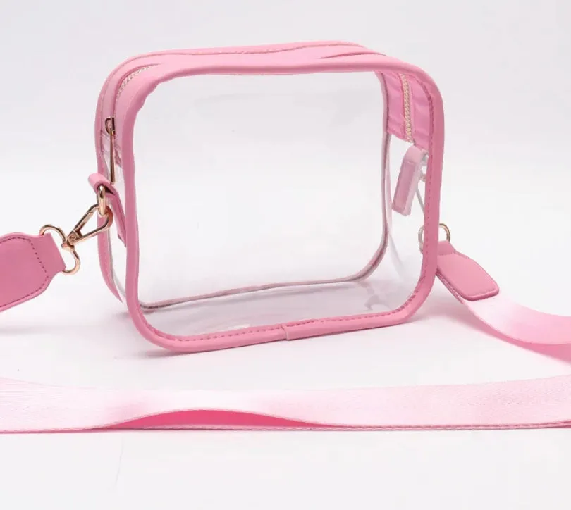 Clear Bag with Matching Strap
