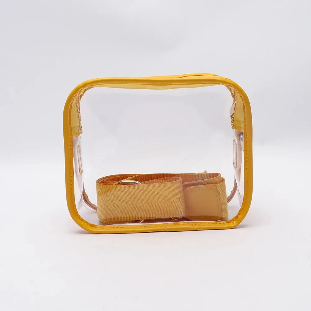 Clear Bag with Matching Strap
