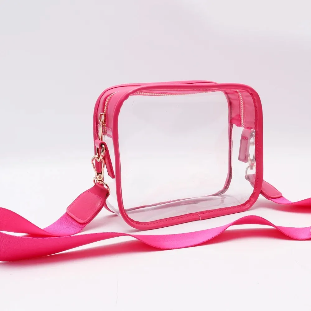Clear Bag with Matching Strap