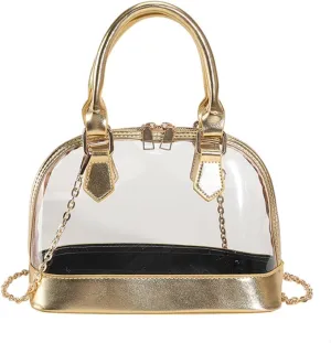 Clear Purse Stadium Approved Clear Crossbody Bag Shoulder Bag Women Handbag Purses Concerts Sports Events Festivals