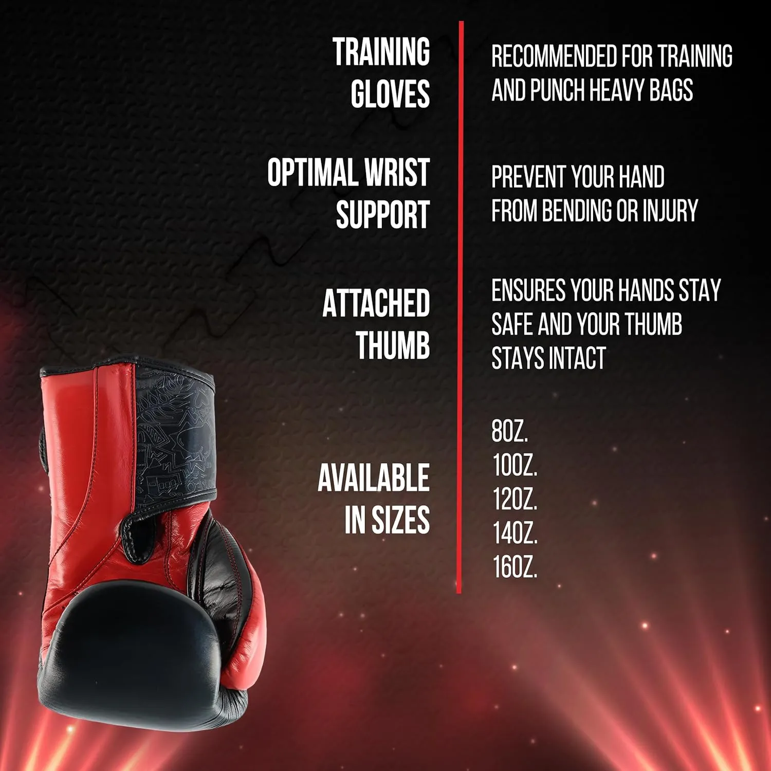 CLETO REYES High Precision Boxing Gloves with Hook and Loop Closure for Training and Heavy Punching Bags for Men and Women