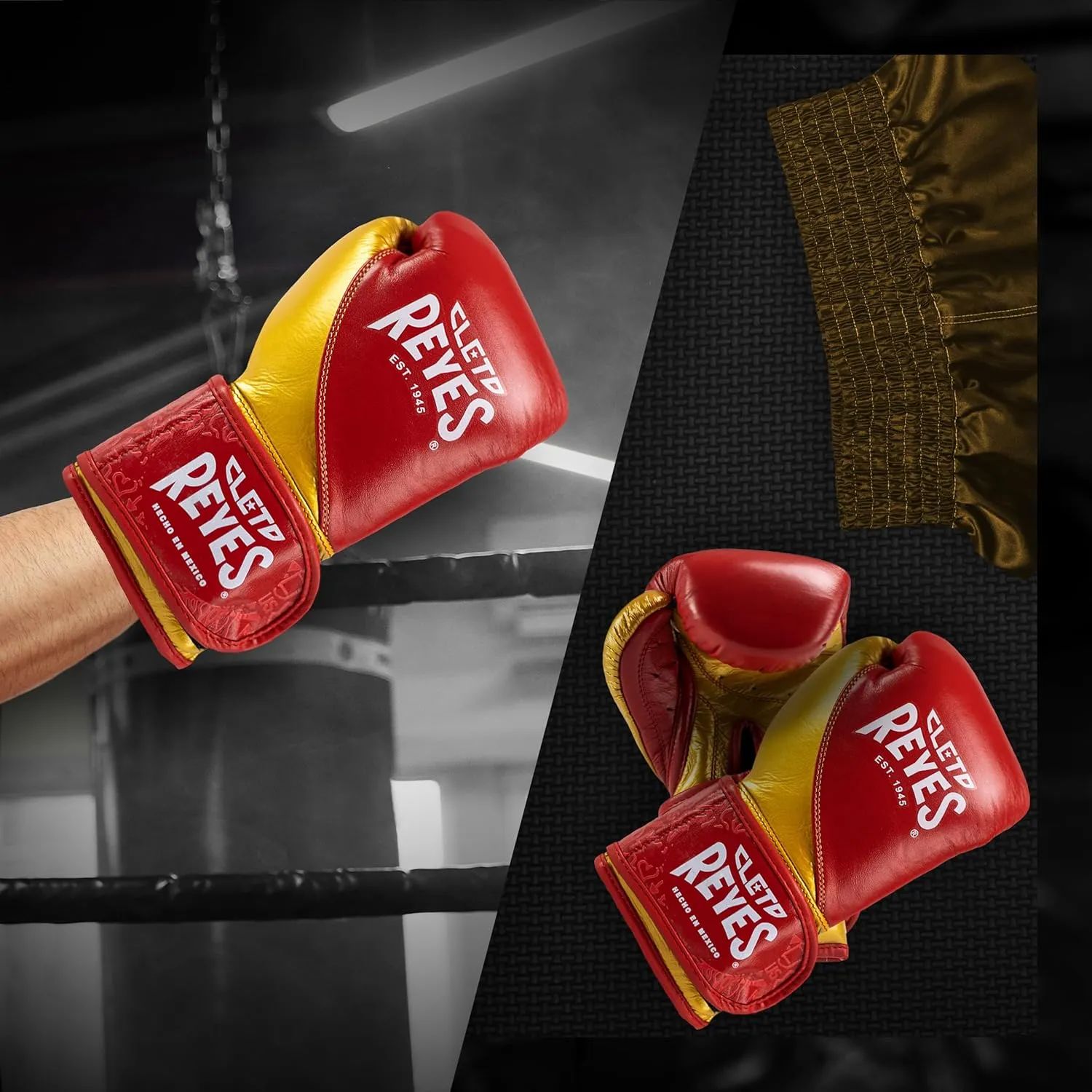 CLETO REYES High Precision Boxing Gloves with Hook and Loop Closure for Training and Heavy Punching Bags for Men and Women