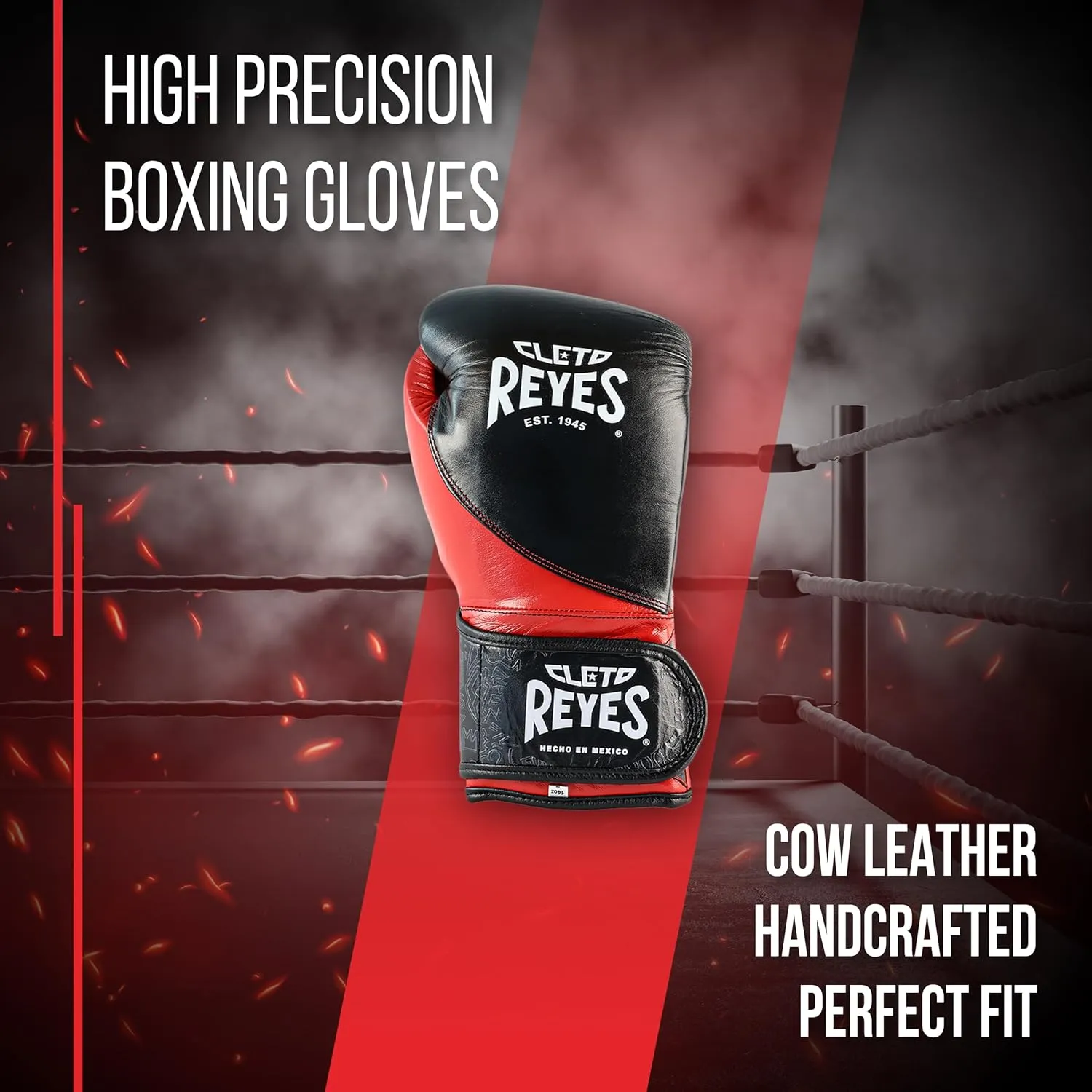 CLETO REYES High Precision Boxing Gloves with Hook and Loop Closure for Training and Heavy Punching Bags for Men and Women