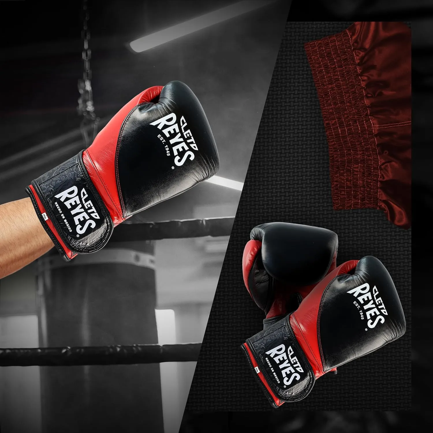 CLETO REYES High Precision Boxing Gloves with Hook and Loop Closure for Training and Heavy Punching Bags for Men and Women