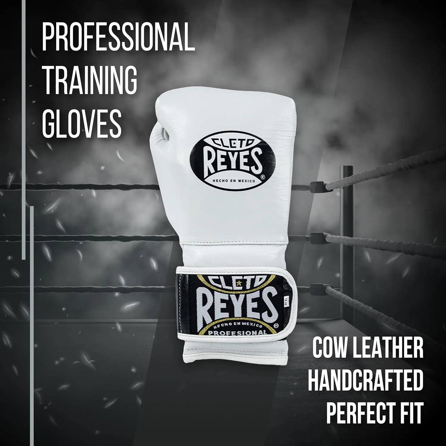CLETO REYES Training Boxing Gloves with Hook and Loop Closure for Sparring and Heavy Punching Bags, Men and Women, MMA, Kickboxing, Muay Thai