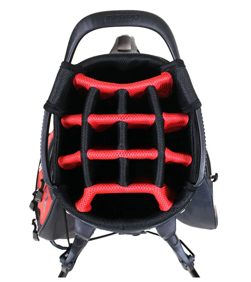 Cleveland Lightweight Stand Golf Bag - Red/Charcoal