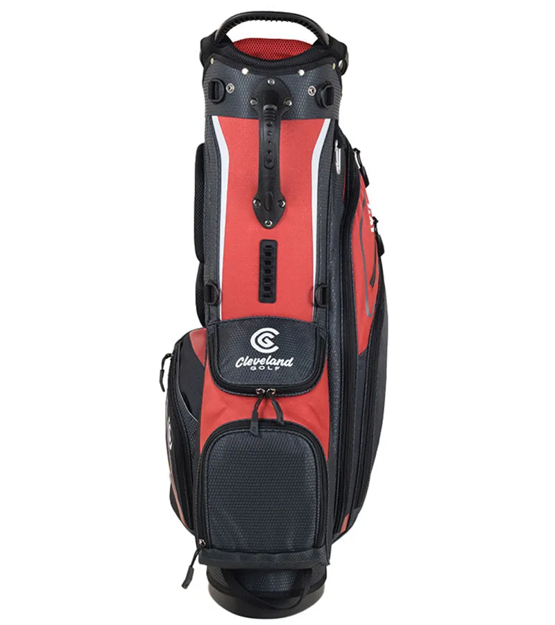 Cleveland Lightweight Stand Golf Bag - Red/Charcoal