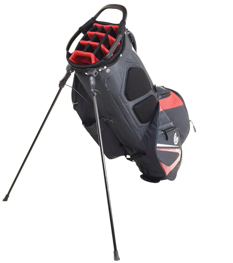 Cleveland Lightweight Stand Golf Bag - Red/Charcoal