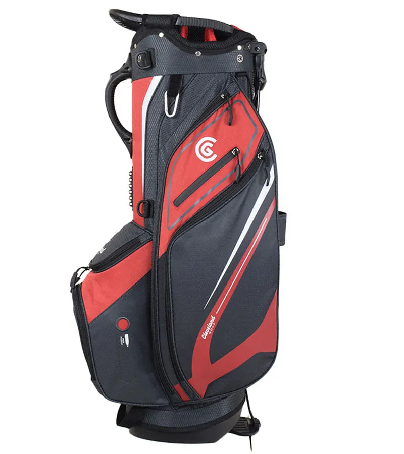Cleveland Lightweight Stand Golf Bag - Red/Charcoal