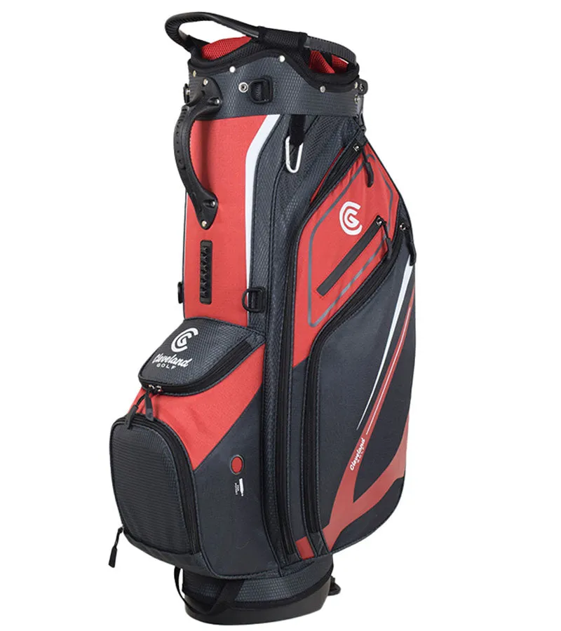 Cleveland Lightweight Stand Golf Bag - Red/Charcoal