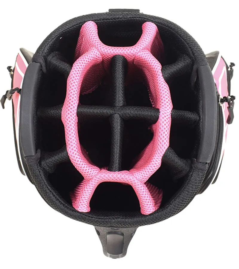 Cleveland Lightweight Women's Cart Golf Bag - Pink/Black