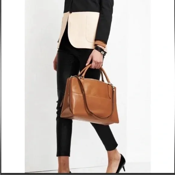 COACH BOROUGH LEATHER TOTE BAG