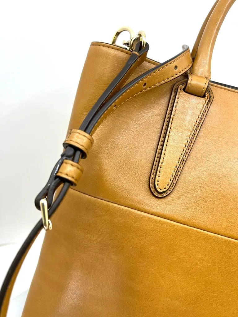 COACH BOROUGH LEATHER TOTE BAG