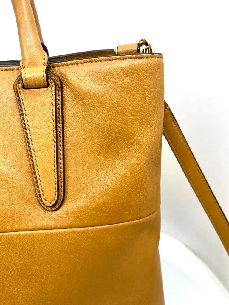 COACH BOROUGH LEATHER TOTE BAG
