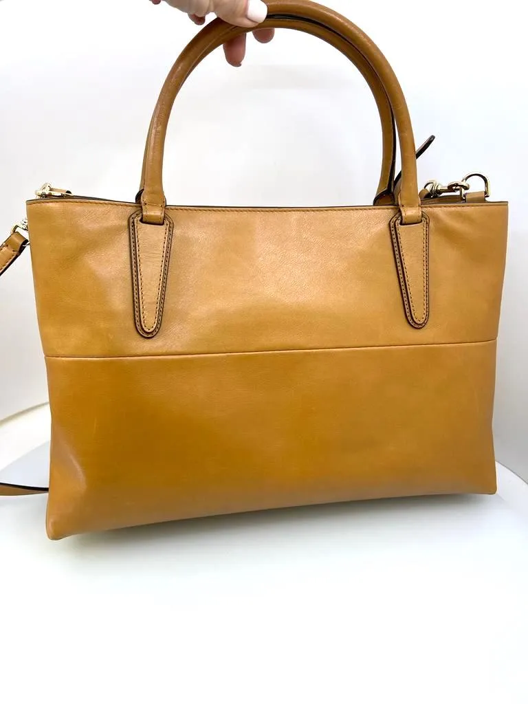 COACH BOROUGH LEATHER TOTE BAG