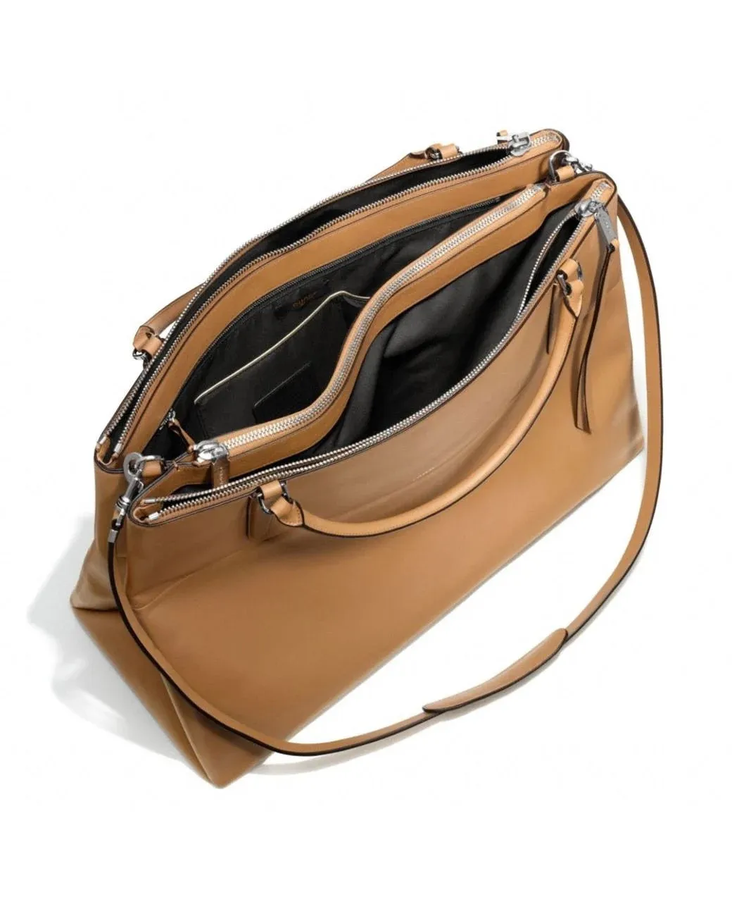 COACH BOROUGH LEATHER TOTE BAG