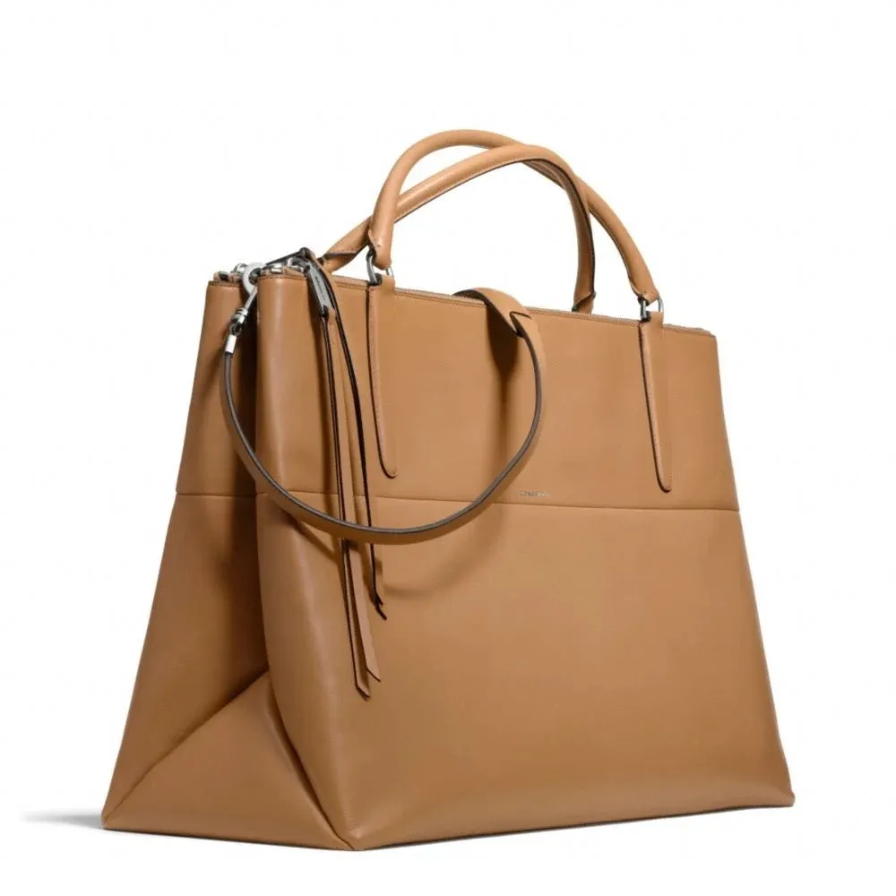 COACH BOROUGH LEATHER TOTE BAG