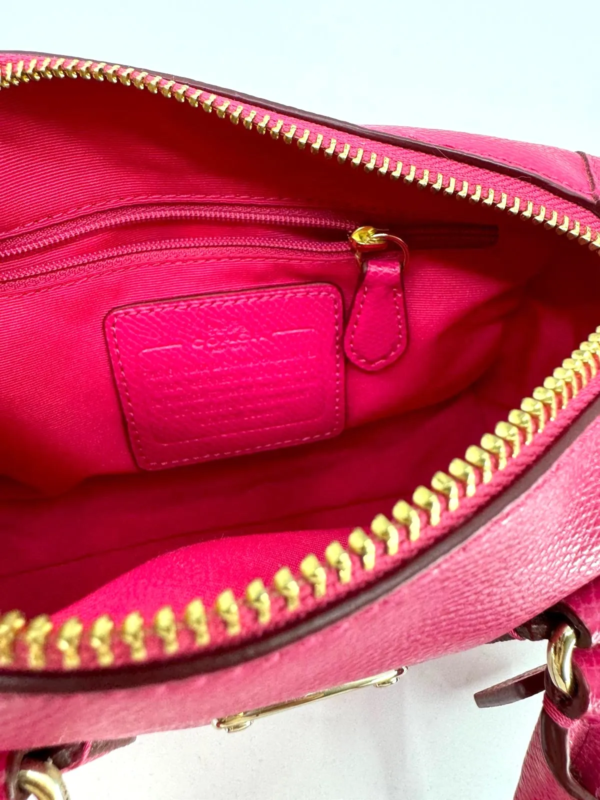 COACH CROSSGRAIN LEATHER BENNETT CROSSBODY BAG