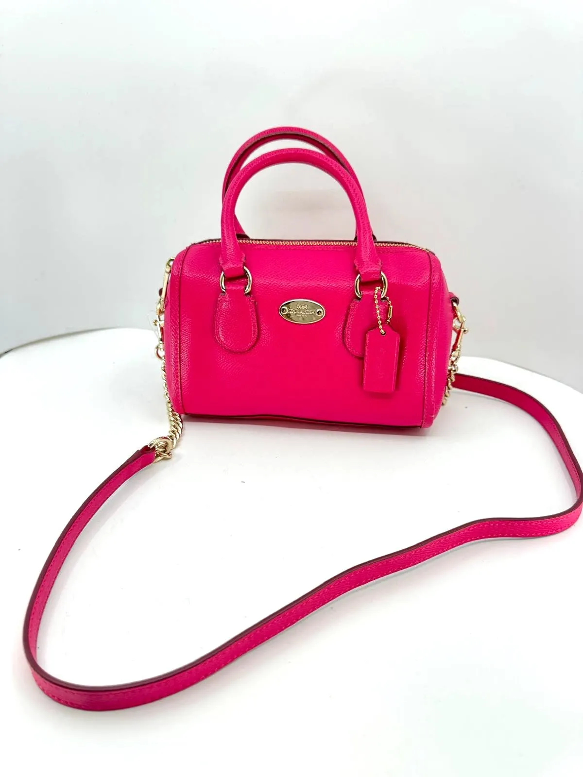 COACH CROSSGRAIN LEATHER BENNETT CROSSBODY BAG