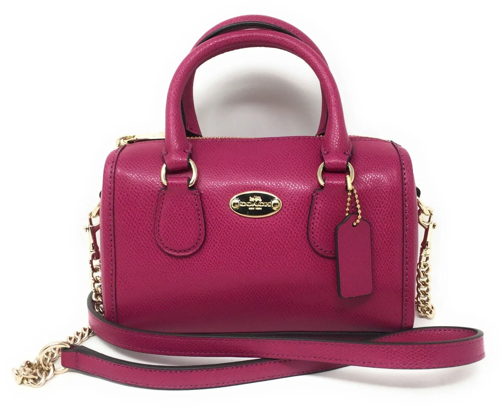 COACH CROSSGRAIN LEATHER BENNETT CROSSBODY BAG