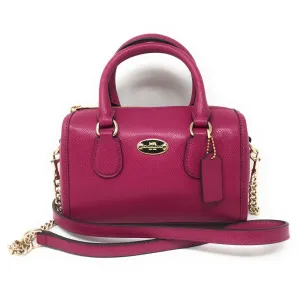 COACH CROSSGRAIN LEATHER BENNETT CROSSBODY BAG