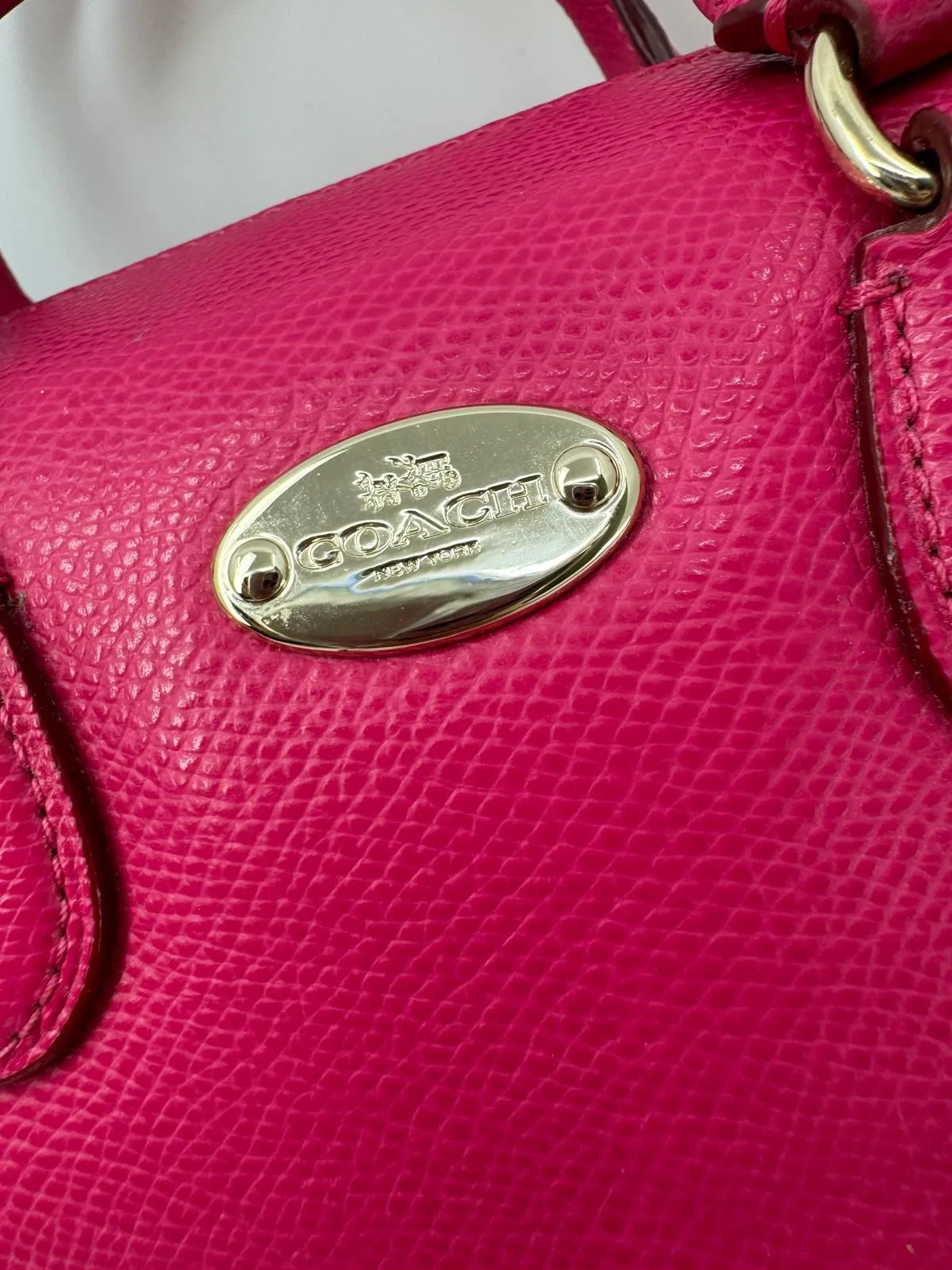 COACH CROSSGRAIN LEATHER BENNETT CROSSBODY BAG