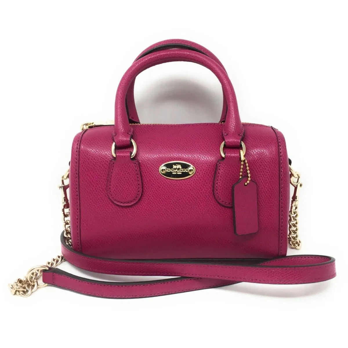 COACH CROSSGRAIN LEATHER BENNETT CROSSBODY BAG