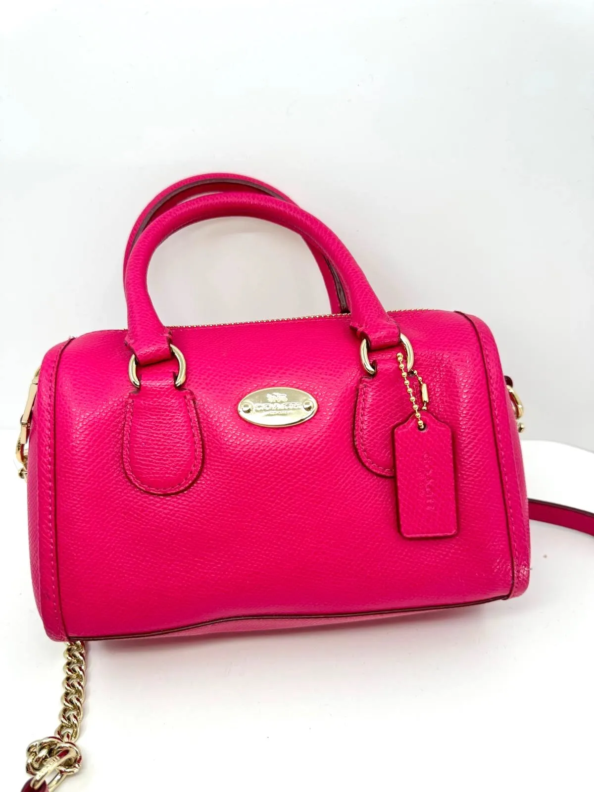 COACH CROSSGRAIN LEATHER BENNETT CROSSBODY BAG