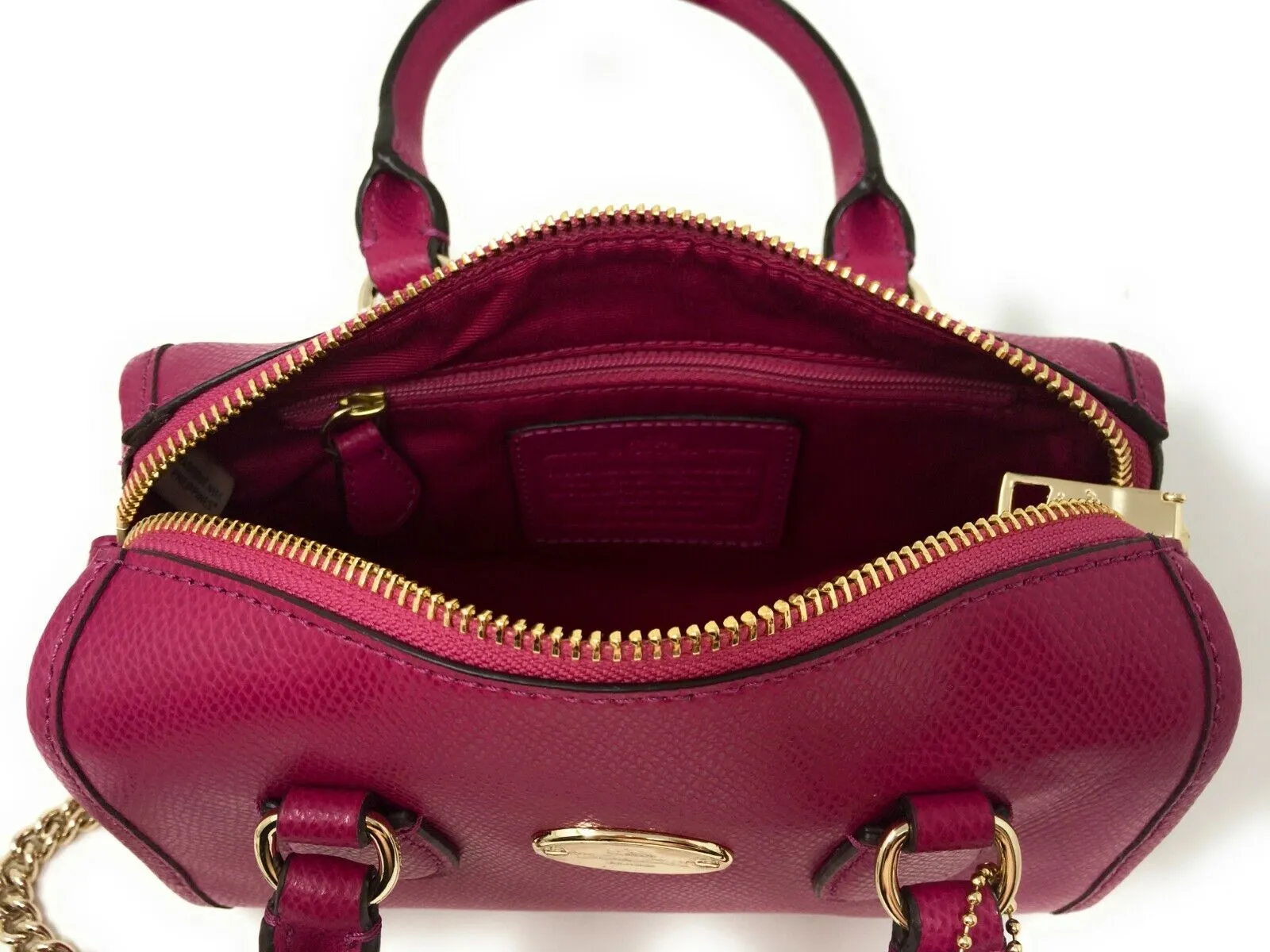 COACH CROSSGRAIN LEATHER BENNETT CROSSBODY BAG